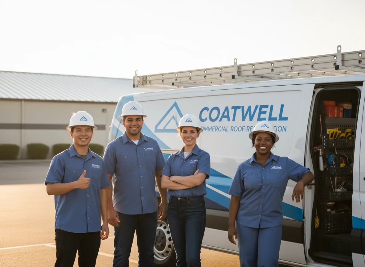 Commercial roof coating company in Collison, IL